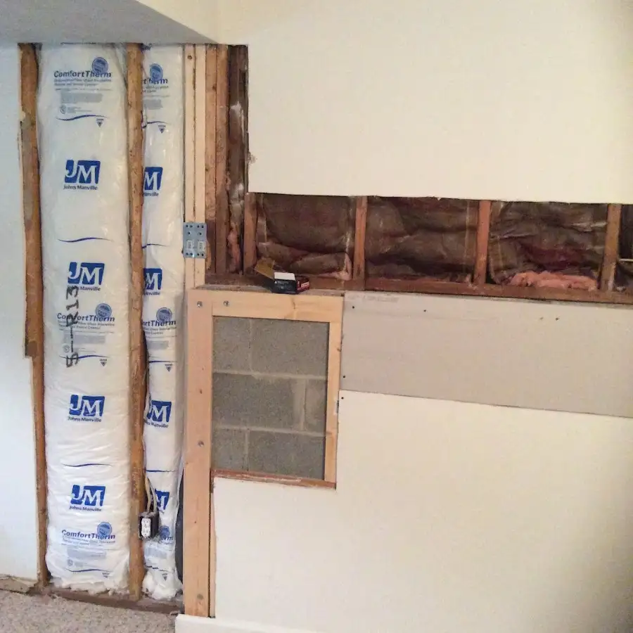 Wall insulation replacement during Odor Removal & Deodorization in Van Buren